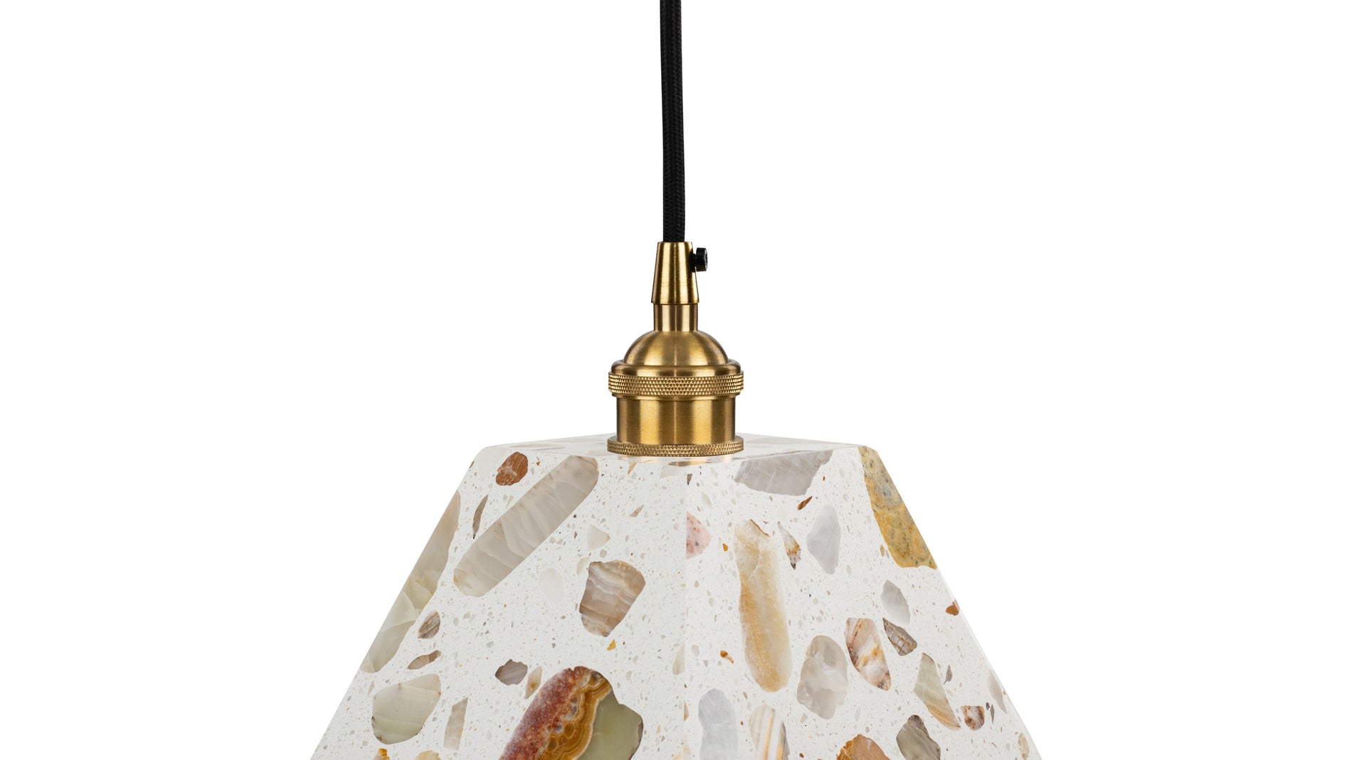 JunoJuno - Juno Prism Ceiling Light, Terrazzo