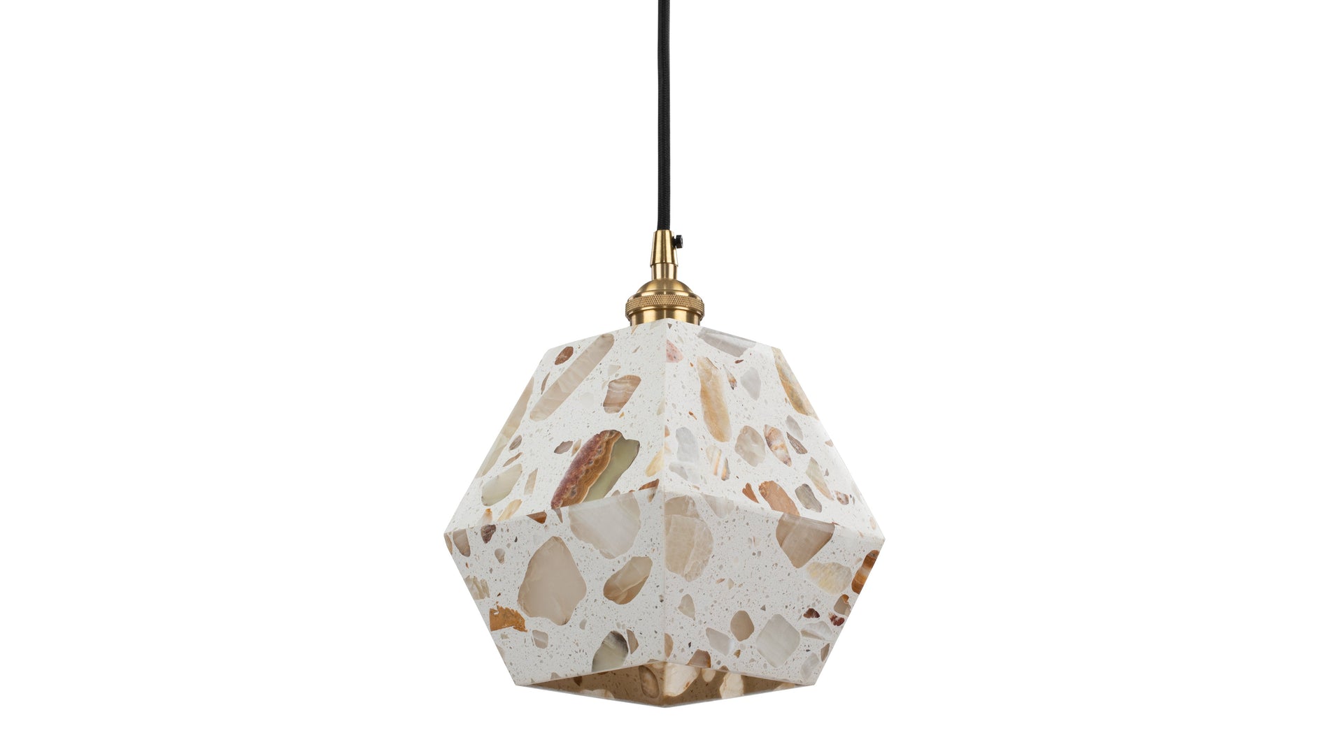 JunoJuno - Juno Prism Ceiling Light, Terrazzo