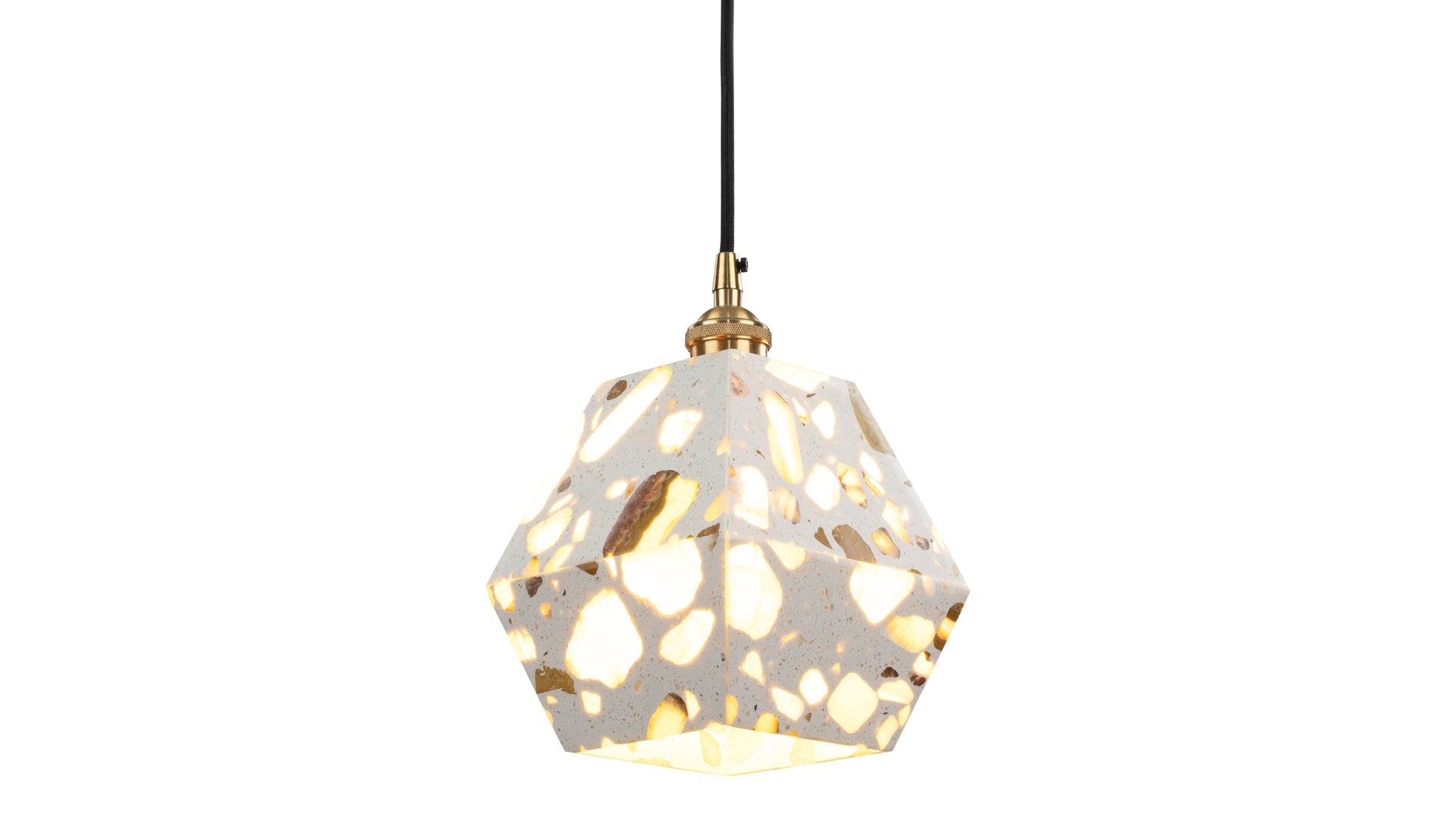 JunoJuno - Juno Prism Ceiling Light, Terrazzo