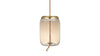 Geneva - Geneva - Geneva Long Pendant, Amber Glass - Image 1