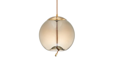 Geneva - Geneva - Geneva Sphere Pendant, Amber Glass - Image 1