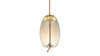 Geneva - Geneva - Geneva Drop Pendant, Amber Glass - Image 1