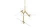 Agnes - Agnes - Agnes Medio Chandelier, Gold - Image 4