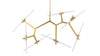 Agnes - Agnes - Agnes Grande Chandelier, Gold - Image 4