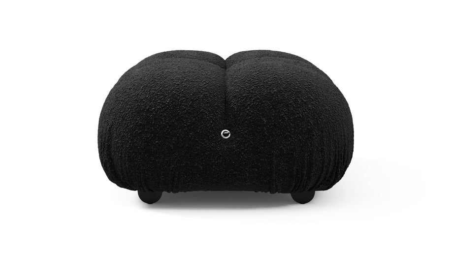 Ottomana BelliniBlack Boucle