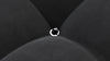 Bellini Ottoman - Black Velvet - Image 5
