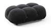 Bellini Ottoman - Black Velvet - Image 3