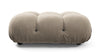 Bellini Ottoman - Greige Velvet - Image 1