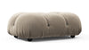 Bellini Ottoman - Greige Velvet - Image 2