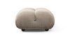 Bellini Ottoman - Greige Velvet - Image 4