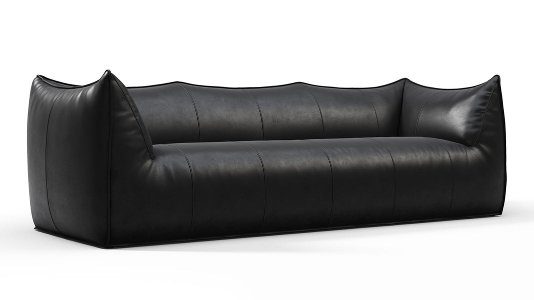 BamboleMidnight Black Premium Leather