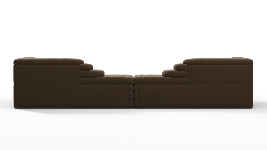 TerrazzaDistressed Brown Vegan Leather