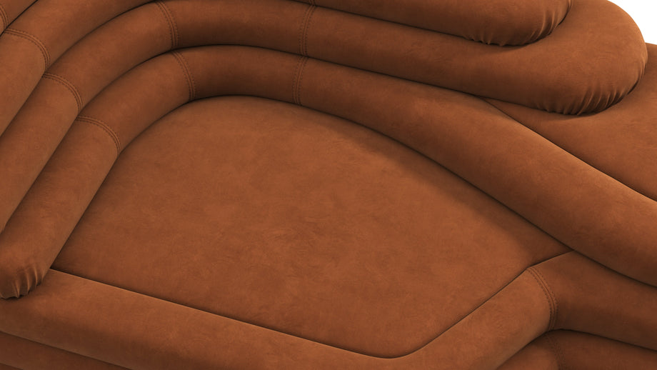 TerrazzaBurnt Orange Vegan Suede