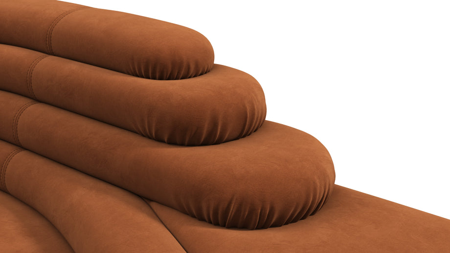 TerrazzaBurnt Orange Vegan Suede