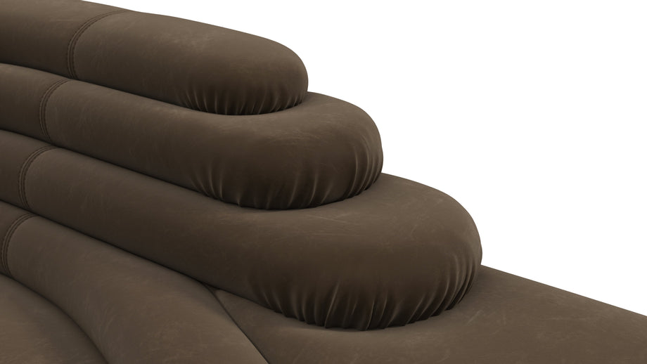 TerrazzaDistressed Brown Vegan Leather