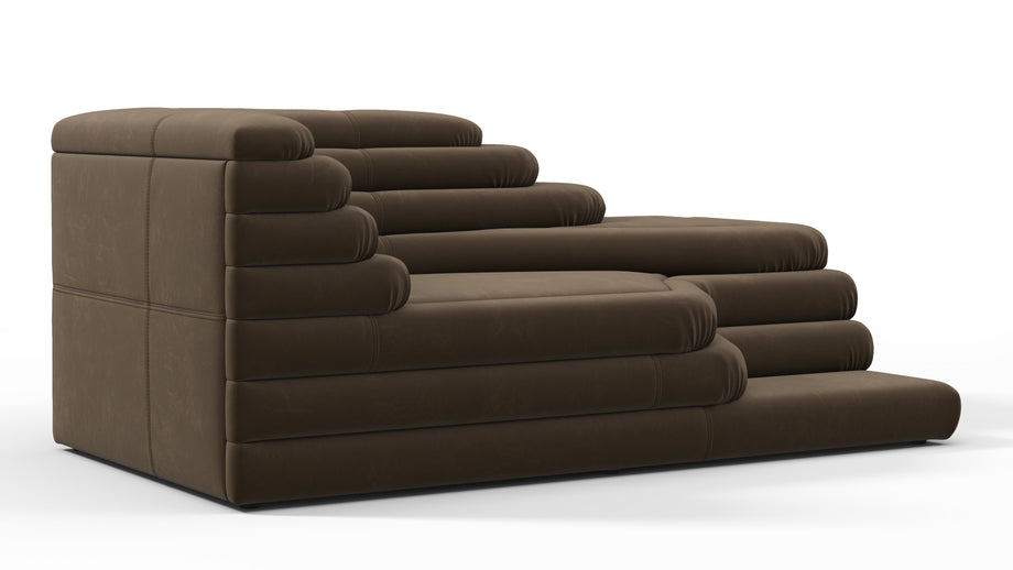 TerrazzaDistressed Brown Vegan Leather