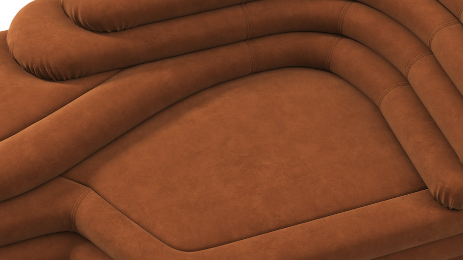 TerrazzaBurnt Orange Vegan Suede