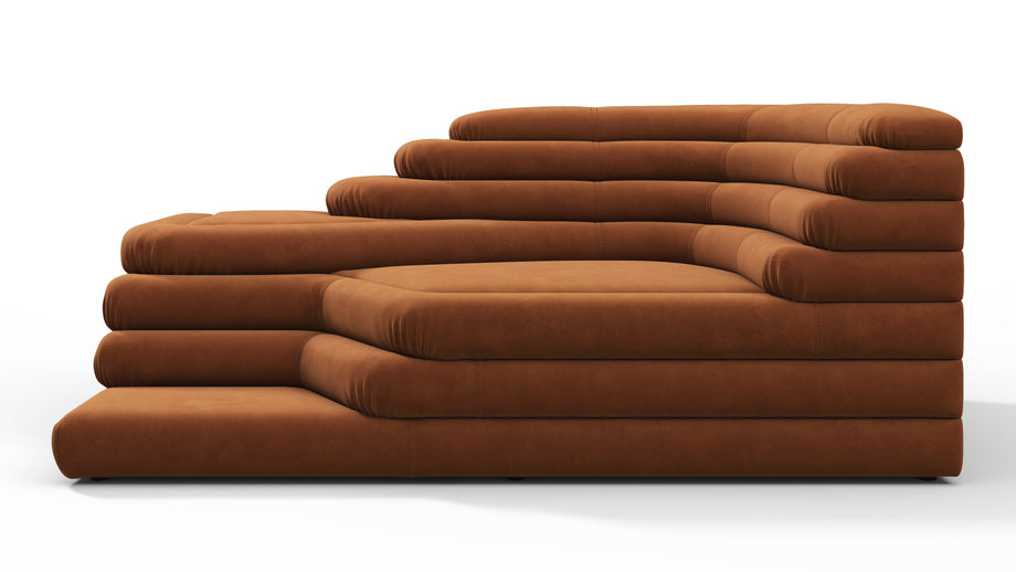 TerrazzaBurnt Orange Vegan Suede