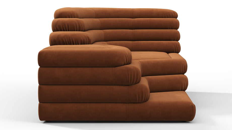 TerrazzaBurnt Orange Vegan Suede