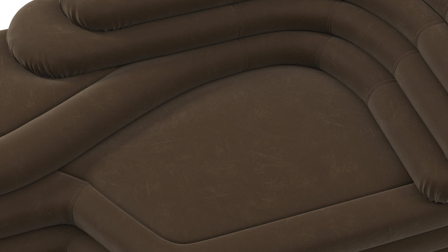 TerrazzaDistressed Brown Vegan Leather