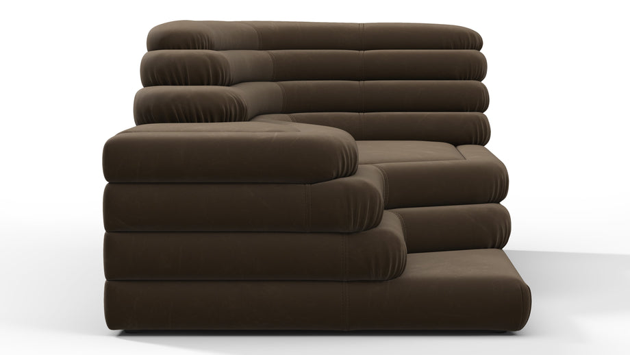 TerrazzaDistressed Brown Vegan Leather