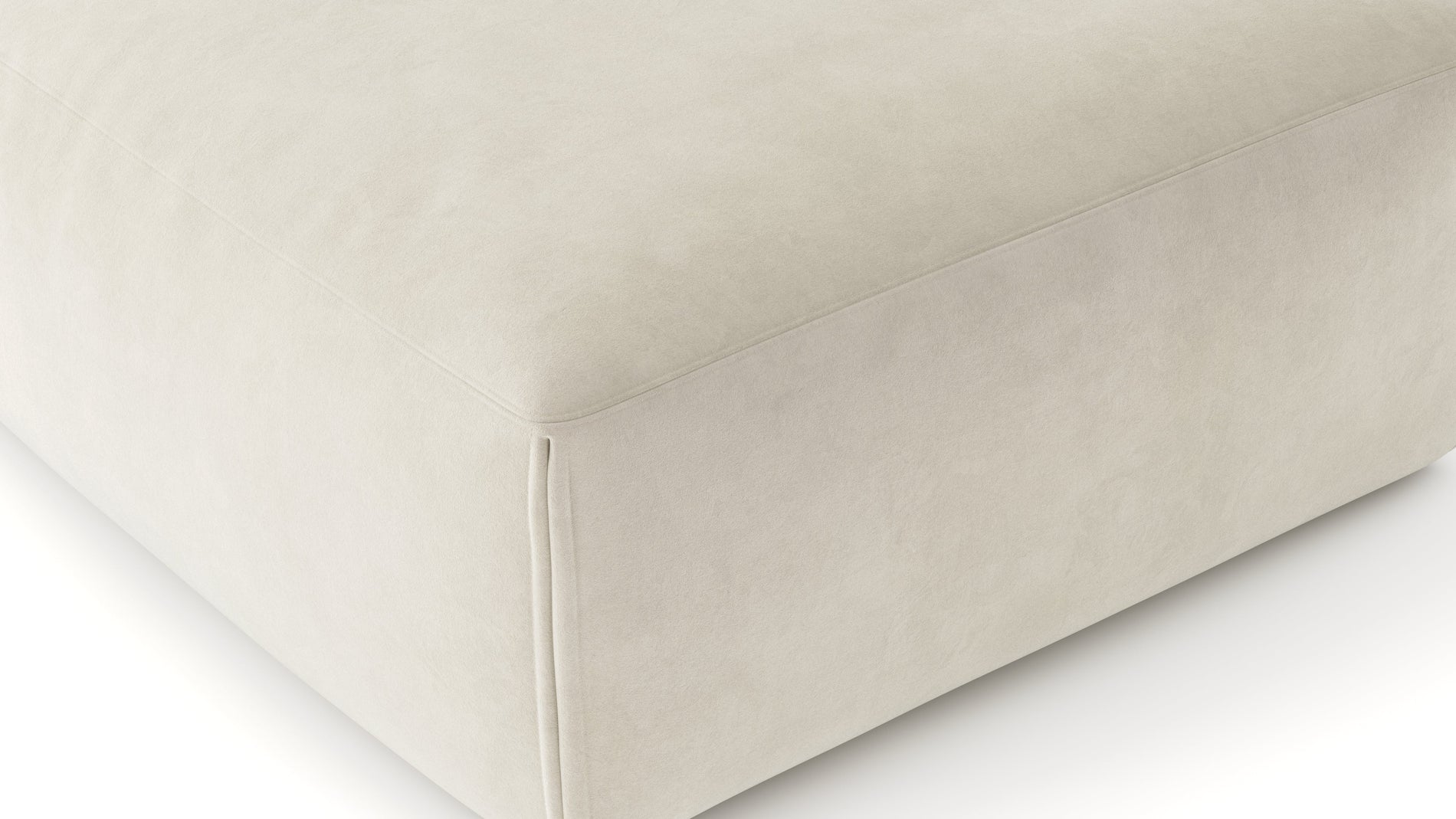 Le MuraEggshell Vegan Suede