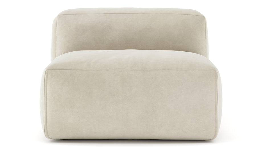 Le MuraEggshell Vegan Suede