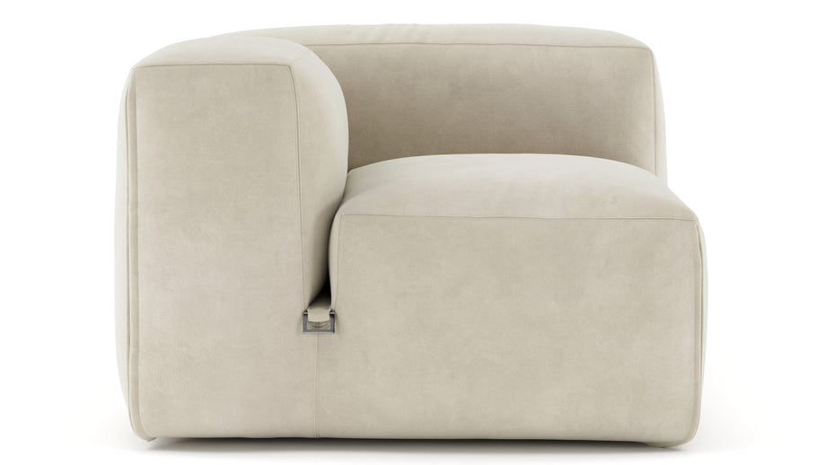 Le MuraEggshell Vegan Suede