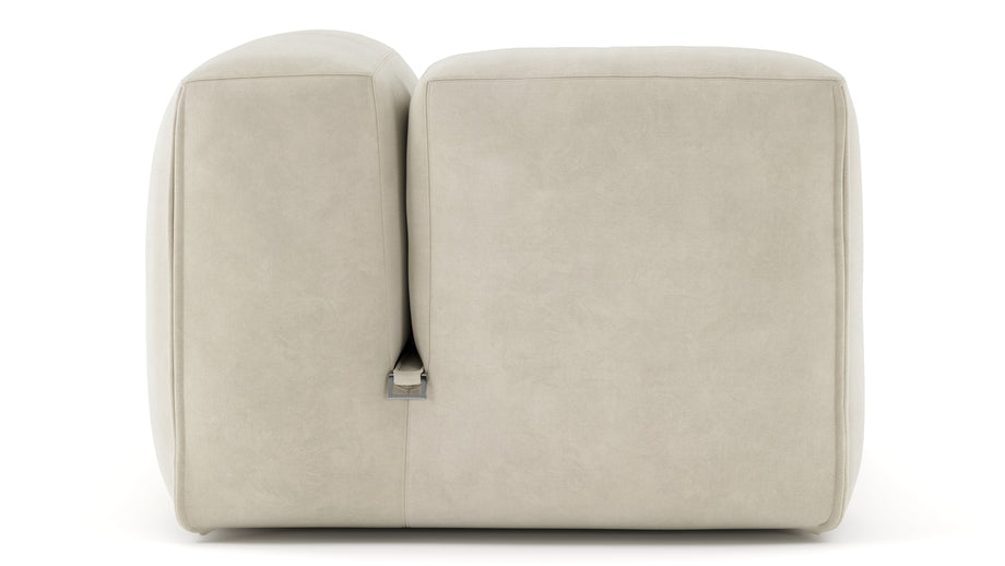 Le MuraEggshell Vegan Suede