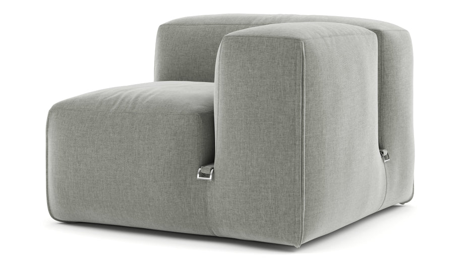 Le MuraSoft Gray Brushed Weave