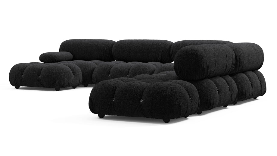 Bellini stor sektionssengBlack Boucle