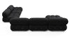 Bellini Large Sectional - Black Boucle - Image 4