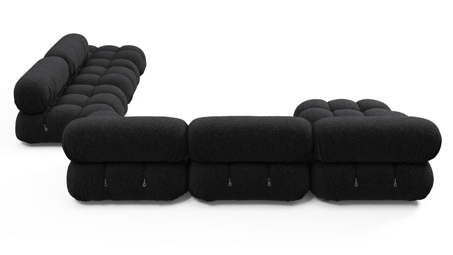 Bellini stor sektionssengBlack Boucle
