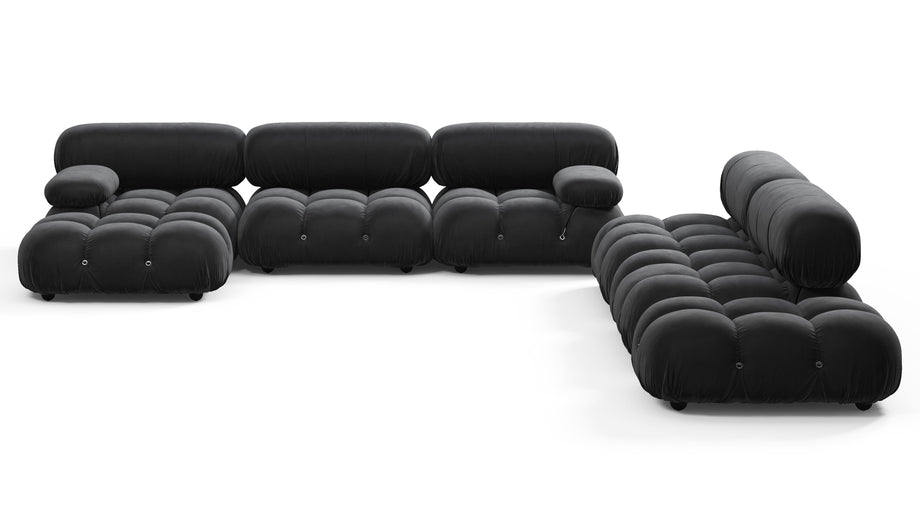 Bellini stor sektionssengBlack Velvet