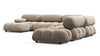 Bellini Large Sectional - Greige Velvet - Image 2