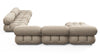 Bellini Large Sectional - Greige Velvet - Image 4