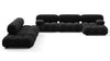 Bellini Large Sectional - Black Boucle - Image 1