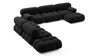 Bellini Large Sectional - Black Boucle - Image 3