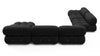 Bellini Large Sectional - Black Boucle - Image 4