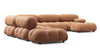 Bellini Large Sectional - Tan Vegan Leather - Image 2