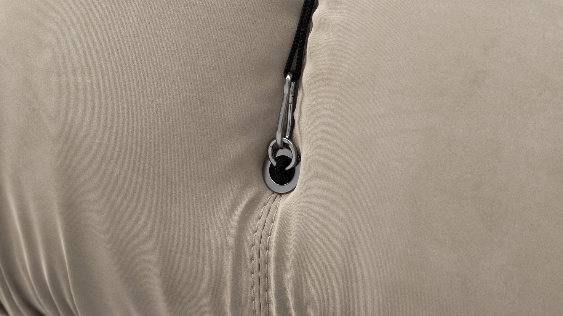 Bellini SectionalGreige Velvet