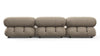 Bellini Sectional - Greige Velvet - Image 5