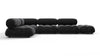 Bellini Sectional - Black Velvet - Image 1