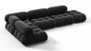 Bellini Sectional - Black Velvet - Image 3