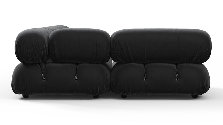 Bellini SectionalBlack Velvet