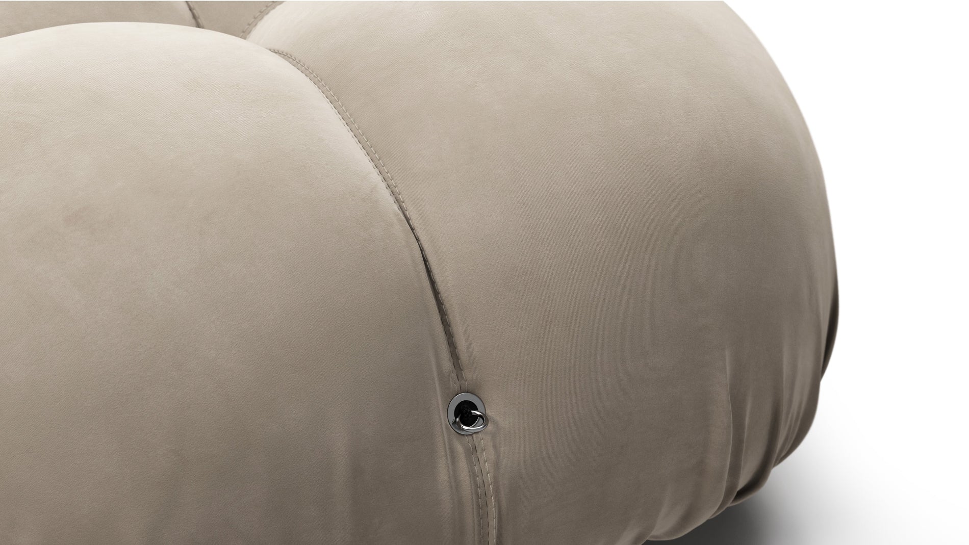Bellini SectionalGreige Velvet