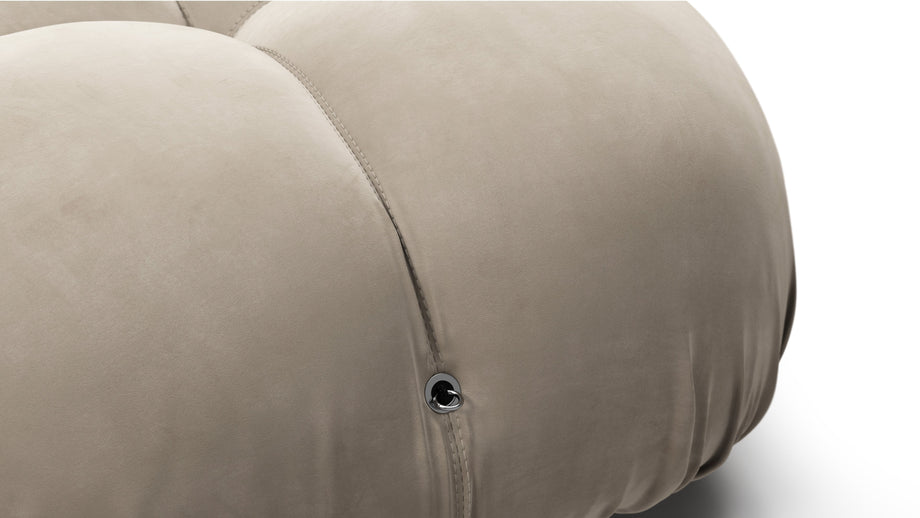 Bellini SectionalGreige Velvet