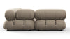 Bellini Sectional - Greige Velvet - Image 4