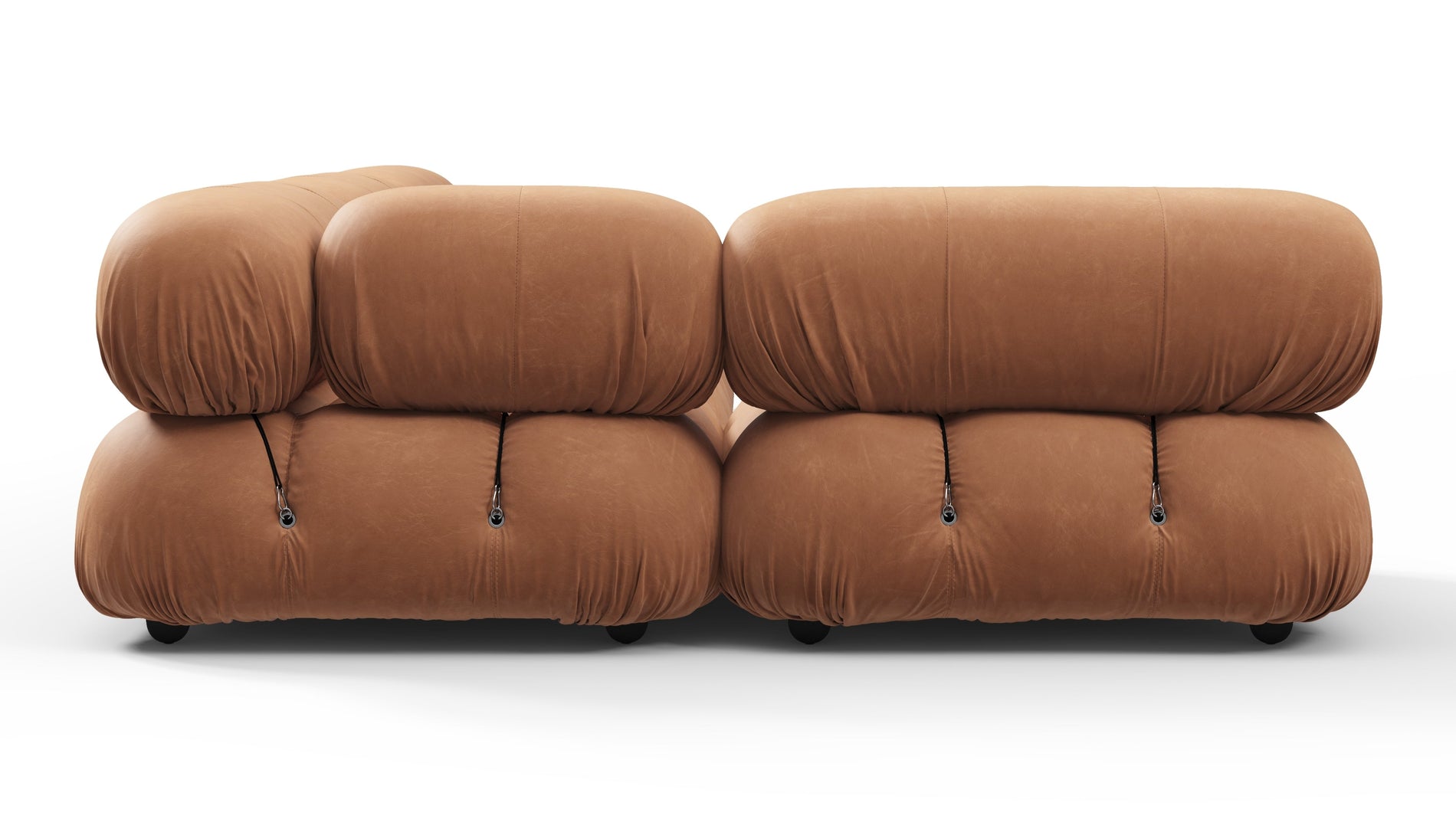 Bellini SectionalTan Vegan Leather