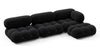 Bellini Sectional - Black Boucle - Image 3
